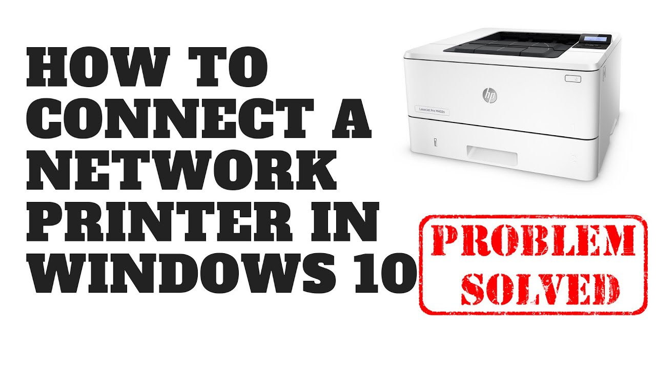 How to Set Up Windows 10 Pro as a Network Printer