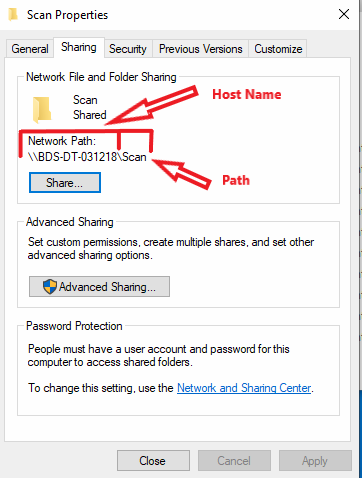 How to create a new shared folder in Windows 10?