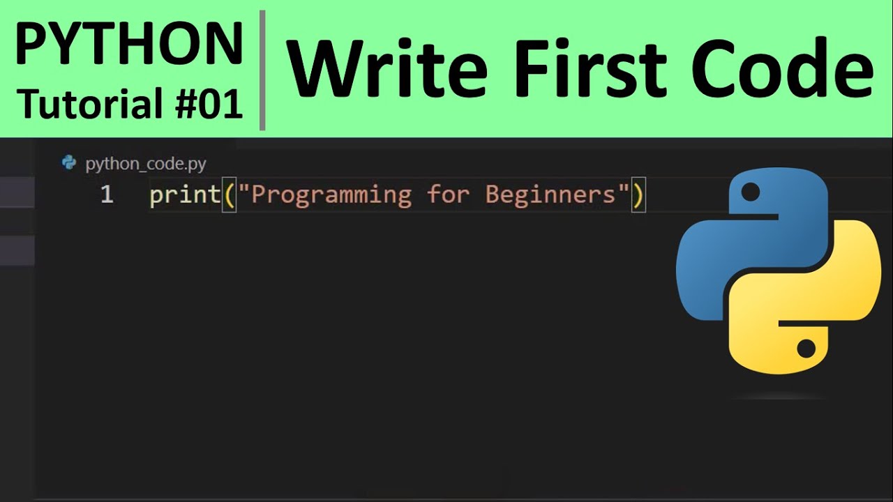 First code in Python using Visual Studio Code