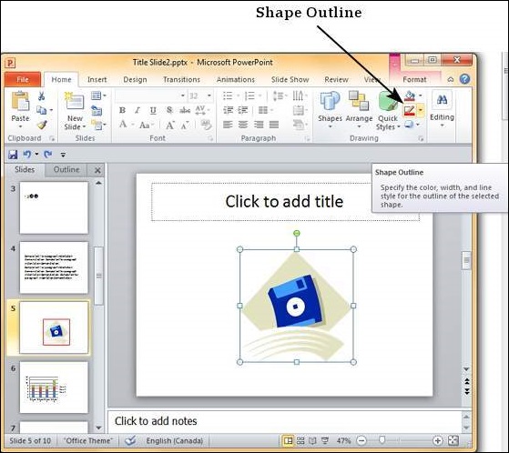 How to apply borders and shading in PowerPoint